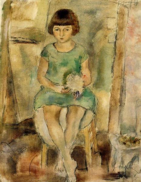 Little Girl by Jules Pascin