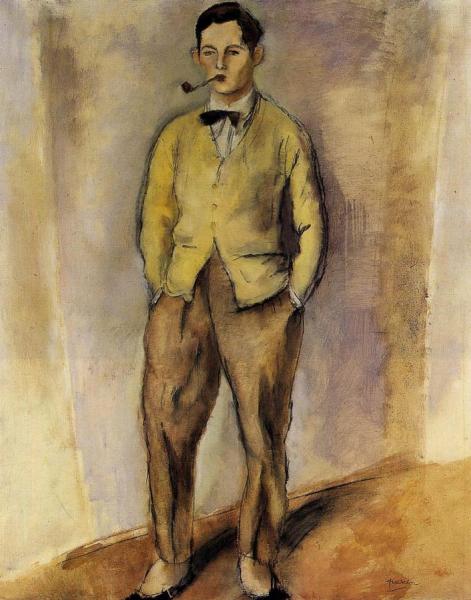 Portrait Of Jean Oberle by Jules Pascin