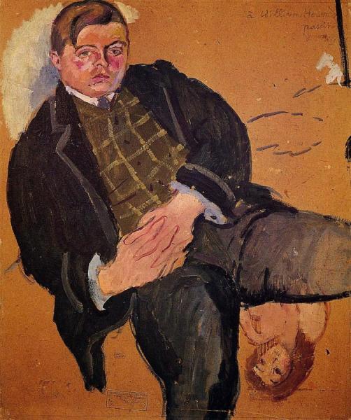 Portrait Of William Howard by Jules Pascin