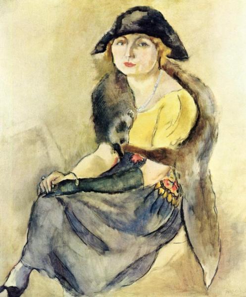 Princess Ghika by Jules Pascin