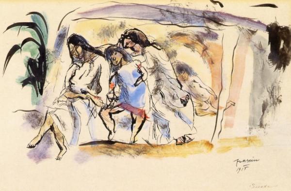 Siesta by Jules Pascin