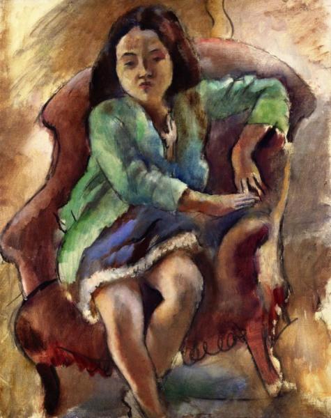 Simone D'alal by Jules Pascin