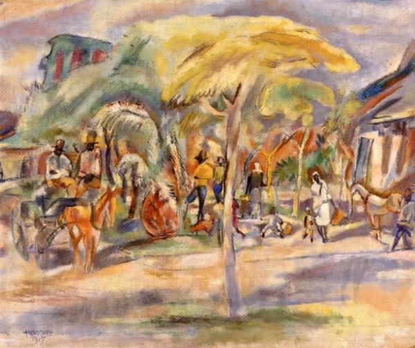 Southern Landscape by Jules Pascin
