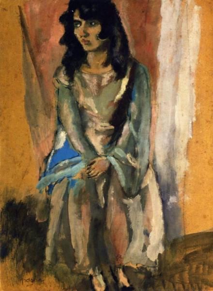 The Brown Persian by Jules Pascin
