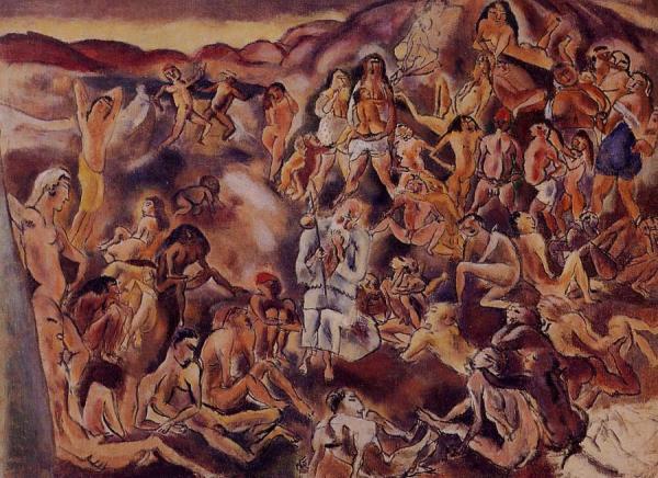 The Temptation Of Saint Anthony by Jules Pascin