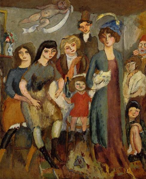 The Turkish Family by Jules Pascin