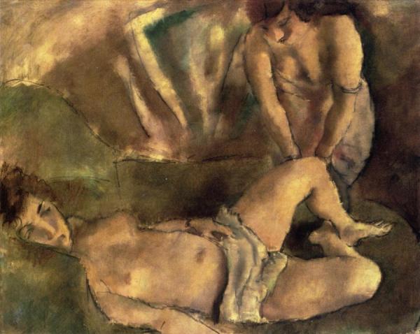 Two Friends by Jules Pascin