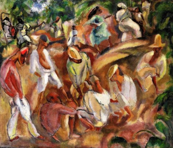 Young Blacks In Cuba by Jules Pascin