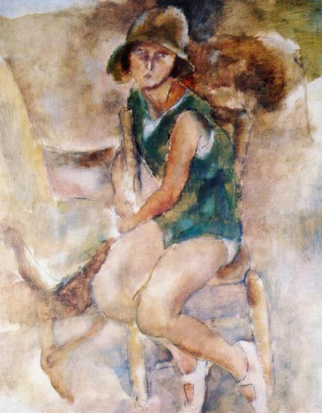Young Woman by Jules Pascin