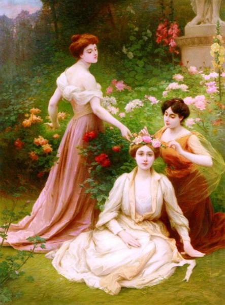 Jules Scalbert The Crown Of Roses