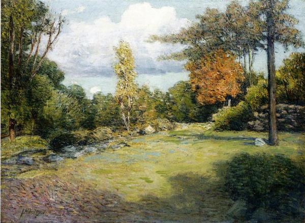 Autumn Days by Julian Alden Weir