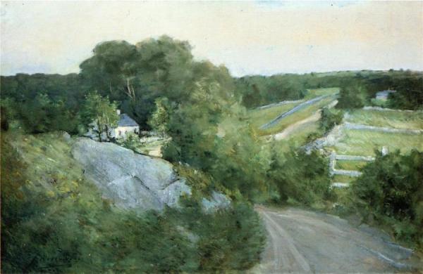 Green Hills And Farmland by Julian Alden Weir