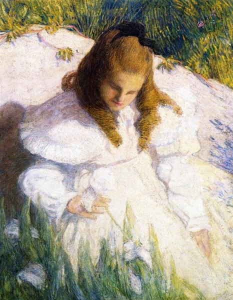 In The Sun by Julian Alden Weir