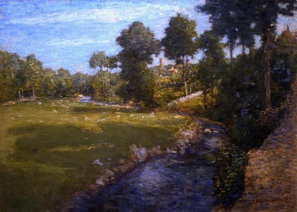 Landscape by Julian Alden Weir Oil Painting Reproductions
