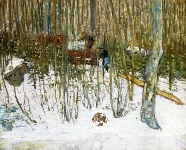 Loading Ice by Julian Alden Weir