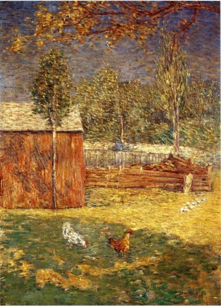 Midday by Julian Alden Weir
