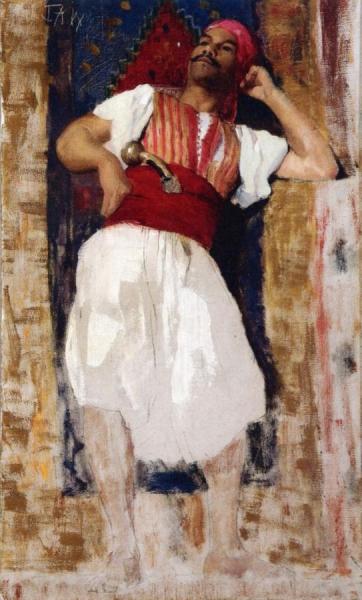 Moorish Figure by Julian Alden Weir