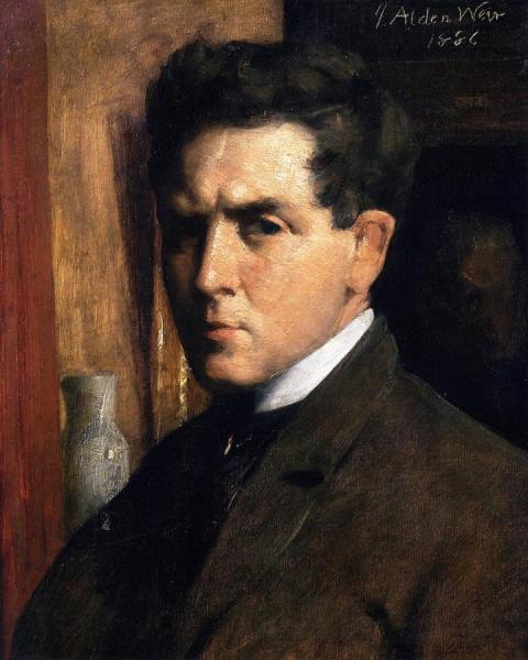 Self Portrait by Julian Alden Weir