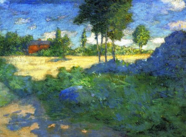 The Farmer's Lawn by Julian Alden Weir