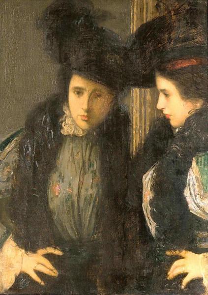 The Green Bodice by Julian Alden Weir