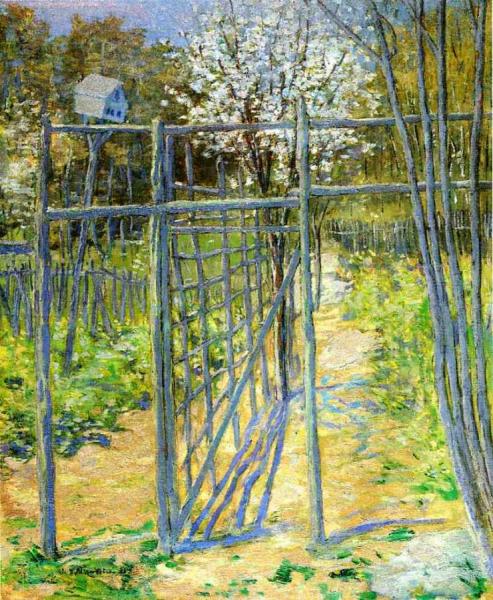 The Grey Trellis by Julian Alden Weir