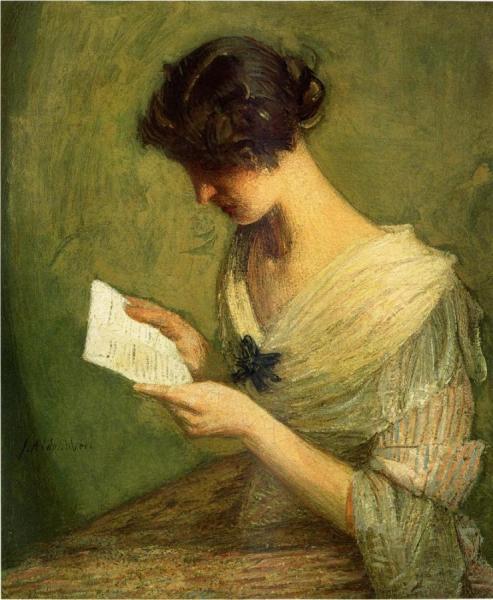 The Letter by Julian Alden Weir