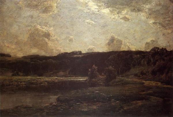 The River Bend by Julian Alden Weir