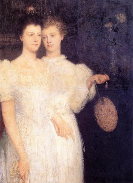 The Two Sisters by Julian Alden Weir