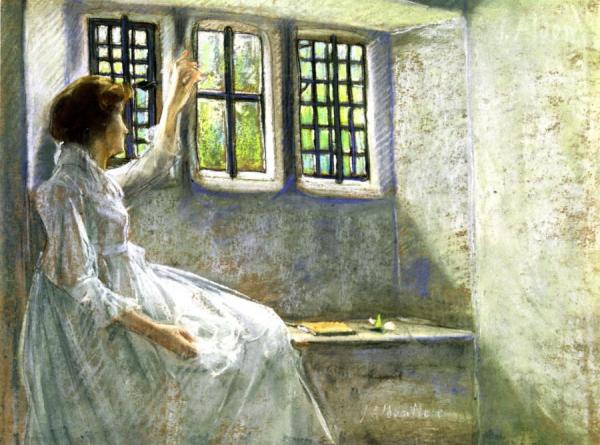 The Window Seat by Julian Alden Weir