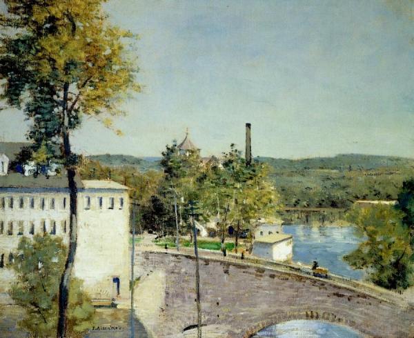U.s. Thread Company Mills, Willimantic, Connecticut by Julian Alden Weir