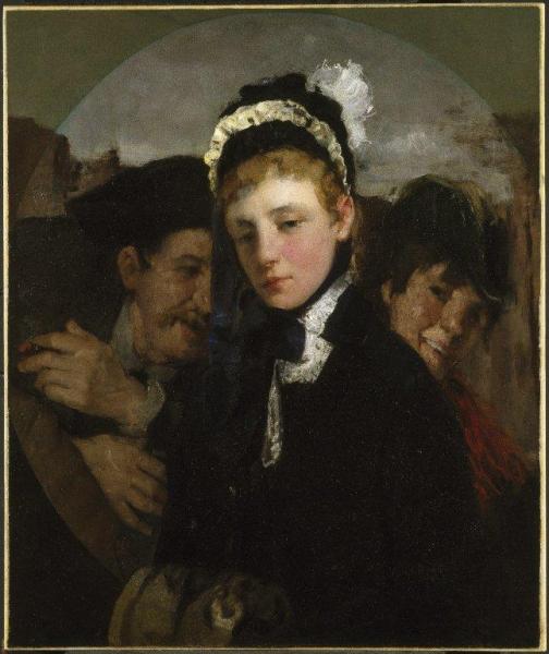 Union Square by Julian Alden Weir