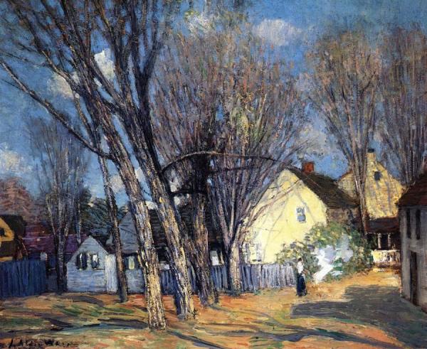 Windham Village by Julian Alden Weir