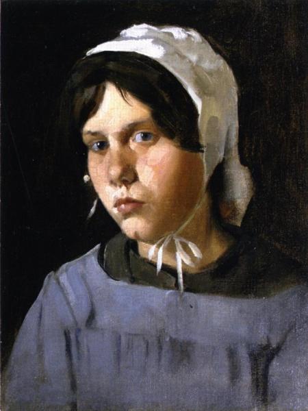 Young Peasant Girl by Julian Alden Weir