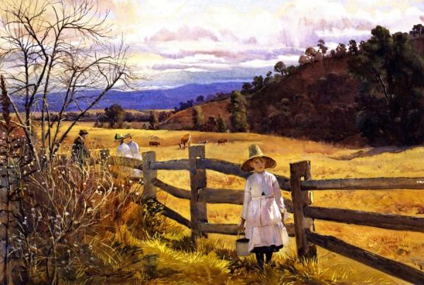 The Corner Of The Paddock by Julian Ashton