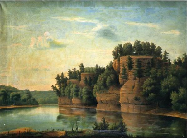 Starved Rock In La Salle County by Julian Edwards Bryant