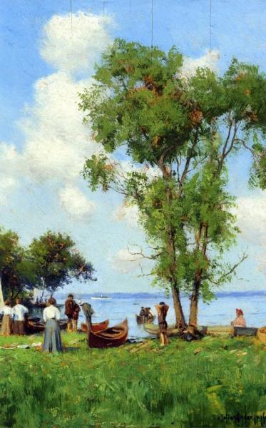A Thousand Islands, St. Lawrence River by Julian Onderdonk