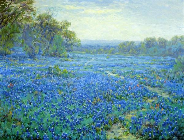 Bluebonnet Scene by Julian Onderdonk