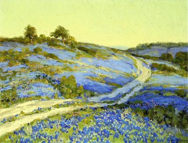 Bluebonnets, Late Afternoon by Julian Onderdonk