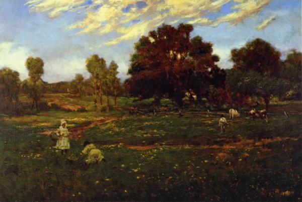 Fall Scene Near Sisterdale by Julian Onderdonk