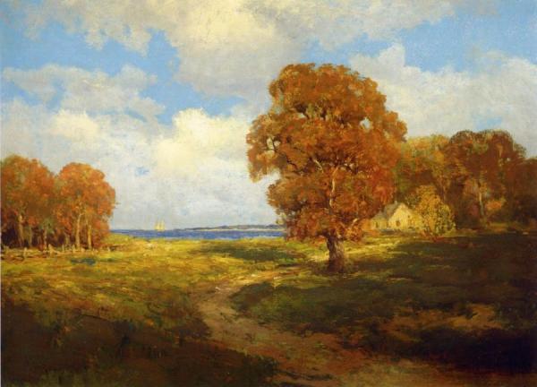 Glimpse Of The Sea, Long Island by Julian Onderdonk Oil Painting Reproductions