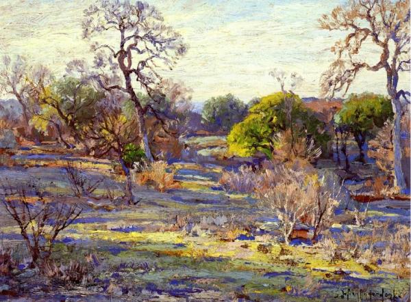 Late Afternoon, Alamo Heights, San Antonio, Texas by Julian Onderdonk
