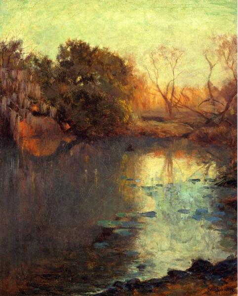 On The San Antonio River by Julian Onderdonk