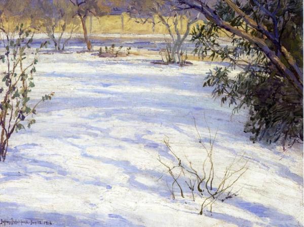 Snow Scene by Julian Onderdonk
