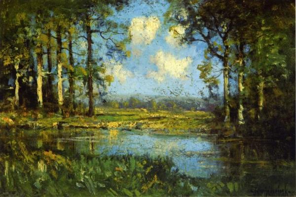 The Woodland Pool by Julian Onderdonk