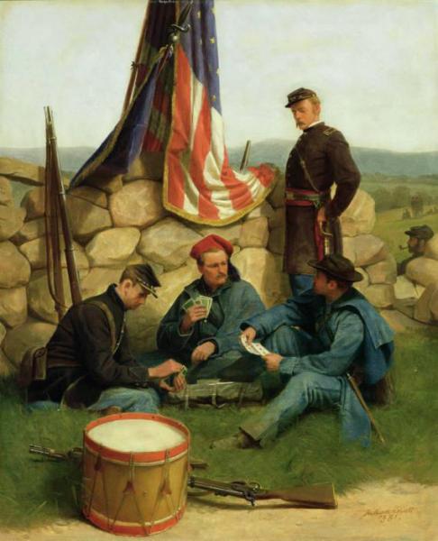 A Break, Playing Cards by Julian Scott