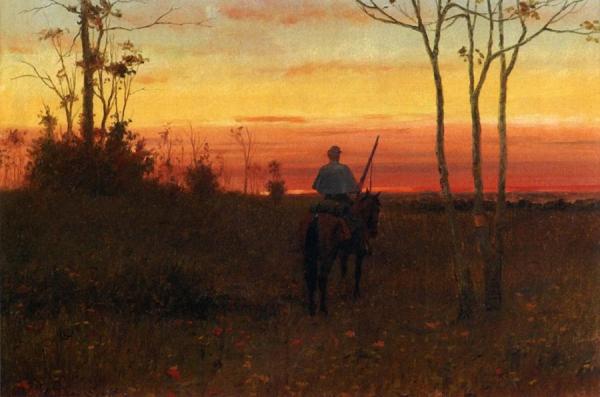 The Mounted Sentry by Julian Scott