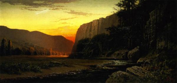 La Barranca Honda, Carmel Valley, Monterey by Julian Walbridge Rix