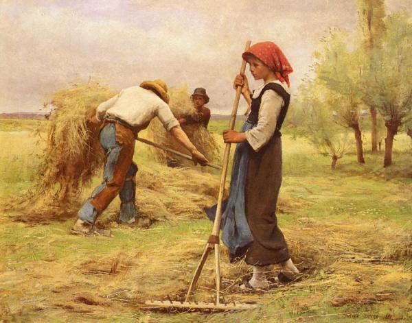Hay Making by Julien Dupre