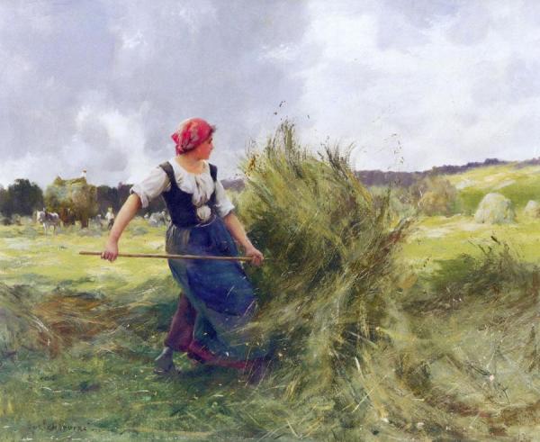 Haymaking by Julien Dupre