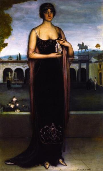 Adela Carbone, La Tanagra by Julio Romero De Torres